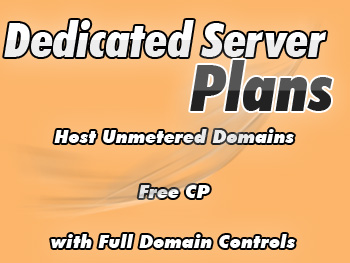 Modestly priced dedicated web hosting package
